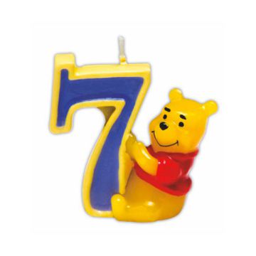 CANDELINA WINNIE POOH N.7 PZ.1