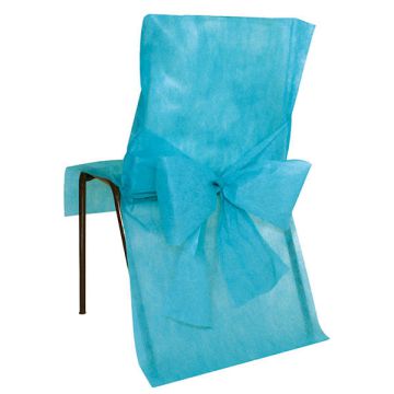 Coprisedia Azzurro Con Fiocco Pz.10
