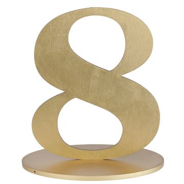 Decorazione Tavola Oro 8 Pz.1