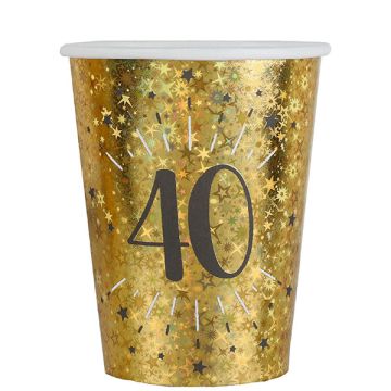 Bicchieri 40 Anni Pz.10