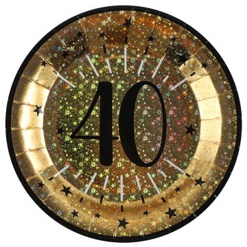 Piatti 40 Anni Pz.10