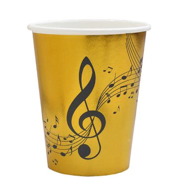 Bicchieri Musica Oro Pz.10