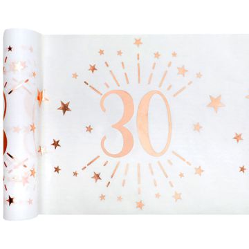 Runner Tavola 30 Anni Rose Gold Pz.1