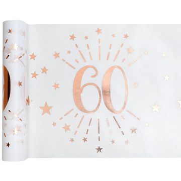 Runner Tavola 60 Anni Rose Gold Pz.1