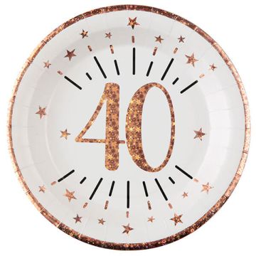Piatti 40 Anni Rose Gold Pz.10