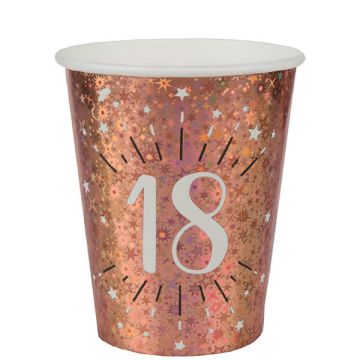 Bicchieri 18 Anni Rose Gold Pz.10