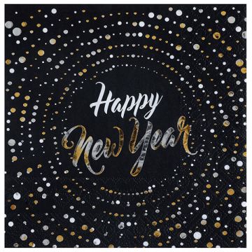 Tovaglioli Happy New Year Pz.10