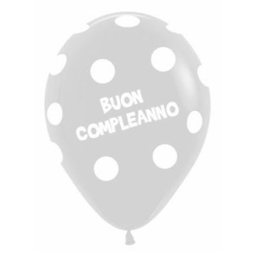 PALLONCINO BUON COMPLEANNO (12") PZ.100