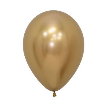Palloncino Oro Reflex (5"") Pz.50