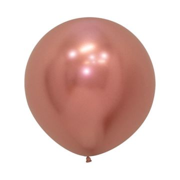 Palloncino rose gold reflex (24") pz.3