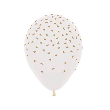 Palloncino Triangoli (12") Pz.50 Colore Crystal Clear Cm.30