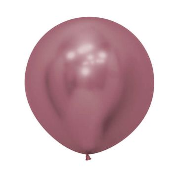 Palloncino rosa reflex (24") pz.3