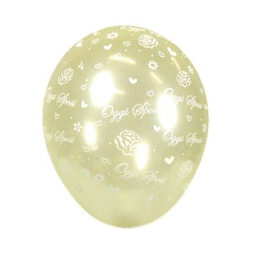PALLONCINO OGGI SPOSI ROSE (5") PZ.100