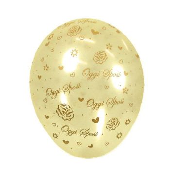 PALLONCINO OGGI SPOSI ROSE (5") PZ.100