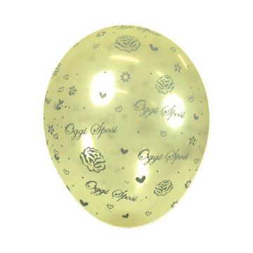 PALLONCINO OGGI SPOSI ROSE (5") PZ.100