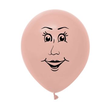 PALLONCINO FACCIA FEMMINA (5") PZ.100