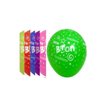 PALLONCINO BUON COMPLEANNO 12" PZ.100