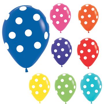 PALLONCINO DOTS 12" PZ.50