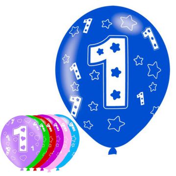 Palloncino primo compleanno (12") pz.50