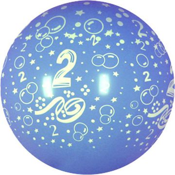 PALLONCINO 2° COMPLEANNO 36" PZ.5