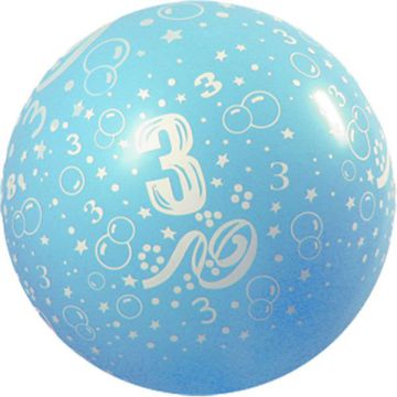 PALLONCINO 3° COMPLEANNO 36" PZ.5