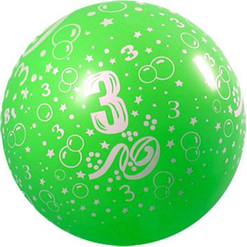 PALLONCINO 3° COMPLEANNO 36" PZ.5