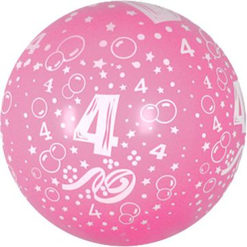 PALLONCINO 4° COMPLEANNO 36" PZ.5