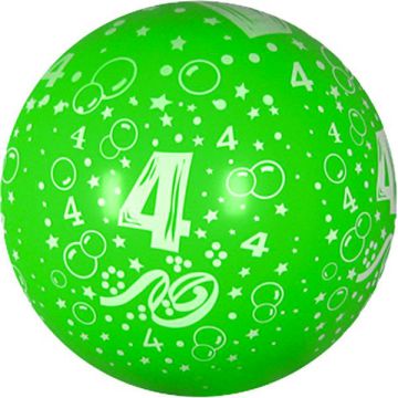 PALLONCINO 4° COMPLEANNO 36" PZ.5