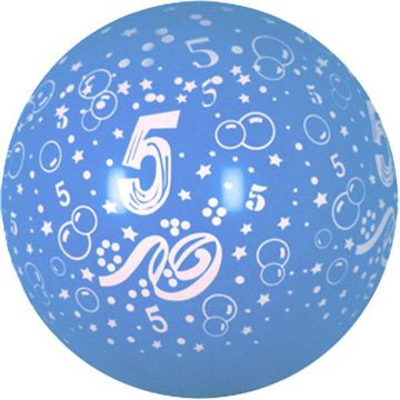 PALLONCINO 5° COMPLEANNO 36" PZ.5
