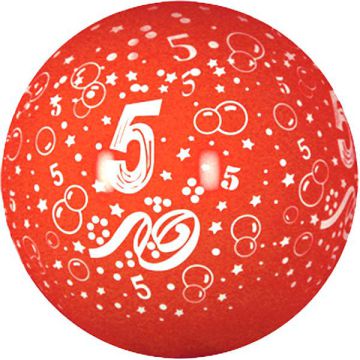 PALLONCINO 5° COMPLEANNO 36" PZ.5