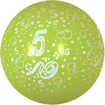 PALLONCINO 5° COMPLEANNO 36" PZ.5