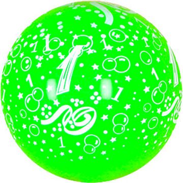 PALLONCINO 1° COMPLEANNO (36") PZ.5