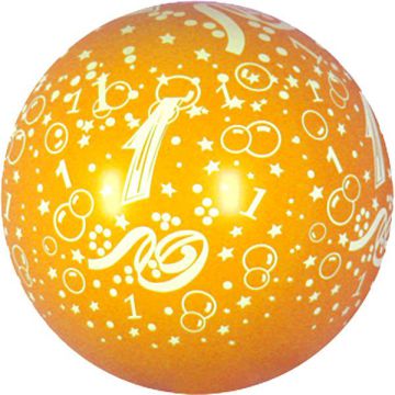 PALLONCINO 1° COMPLEANNO (36") PZ.5