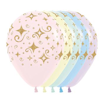 Palloncino Diamanti Oro (12"") Pz.50