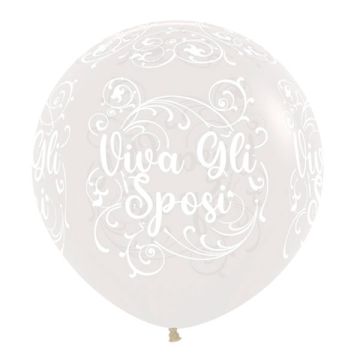 Palloncino Viva Gli Sposi 36" Pz.1