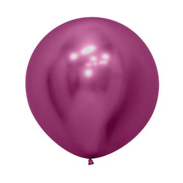 Palloncino fuxia reflex (24") pz.3
