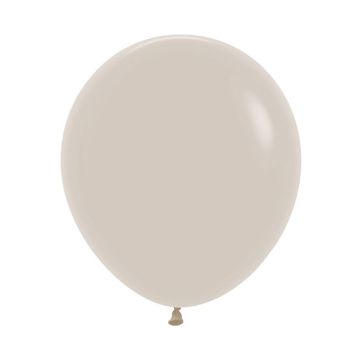 Palloncino Bianco Sabbia (071) 18" Pz.25