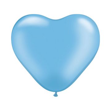 PALLONCINO CUORE BLUE (140) 16" PZ.100