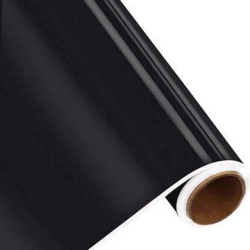 Termotrasferibile Nero Lucido 30cm X 1mt