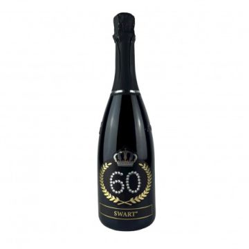 Bottiglia Personalizzata con Cristalli 60 Anni Pz.1