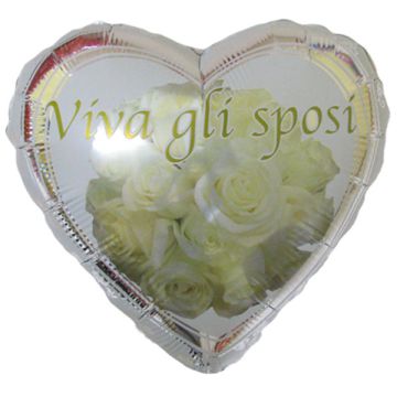 PALLONCINO MATRIMONIO W GLI SPOSI PZ.1